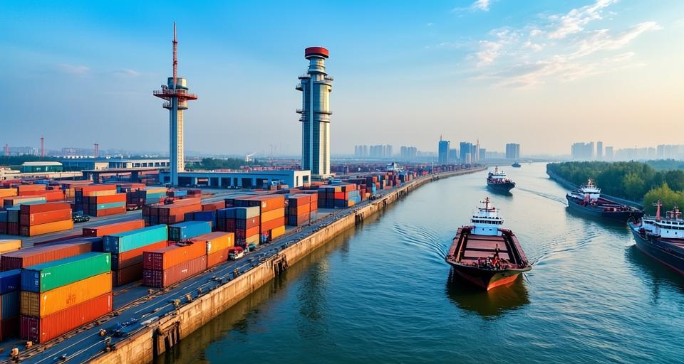 阜陽港上半年吞吐量同比增長48.55% 水運樞紐加速成型