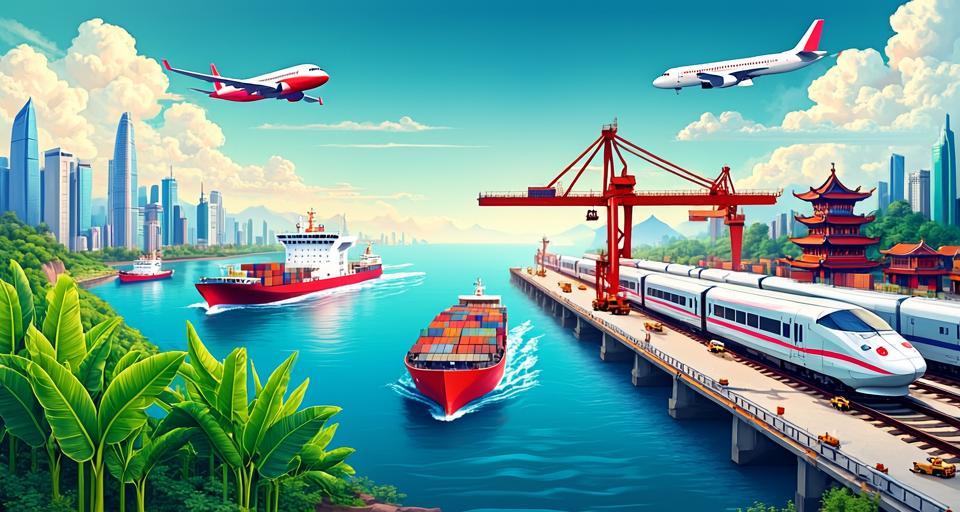 廣西前7月外貿(mào)額達(dá)4535.3億元,超半數(shù)往來(lái)東盟