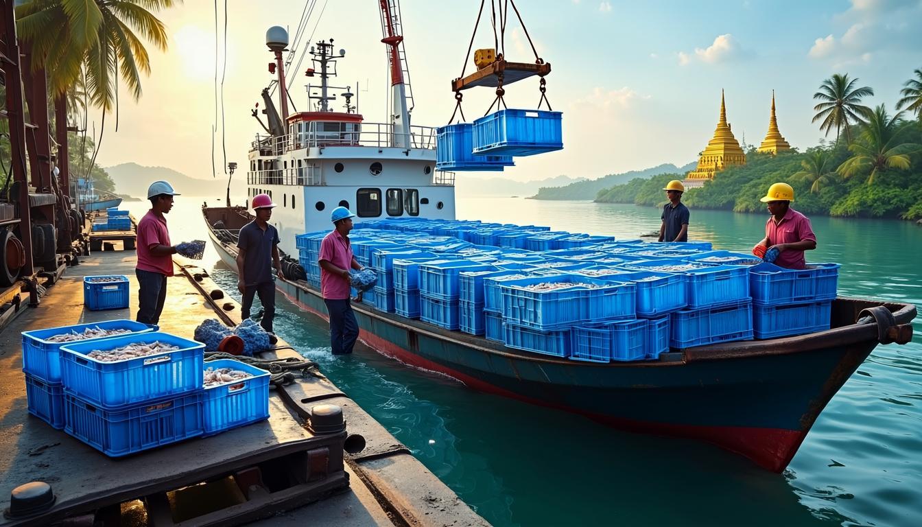 前五個月緬甸出口超3700噸蝦類