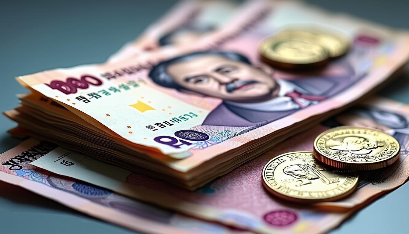 韓元兌美元匯率突破1470關(guān)口，創(chuàng)7個(gè)月新高